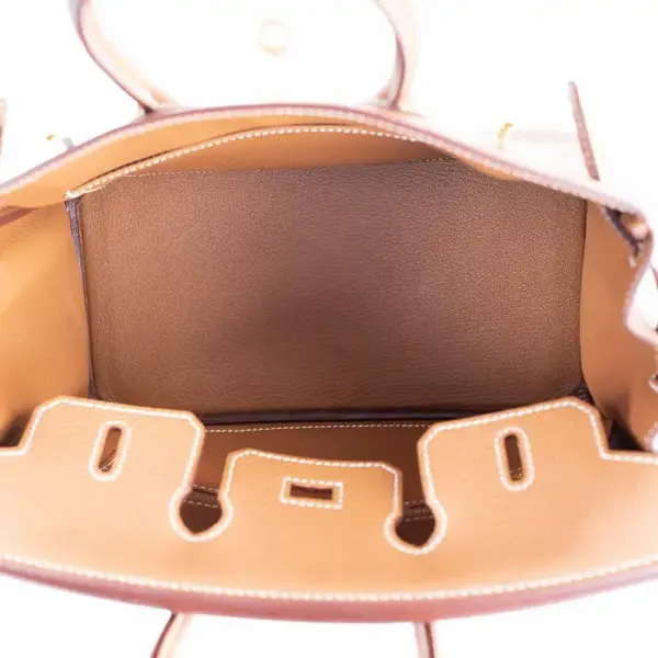 Hermès Birkin 25 in Gold Togo Leather with Gold Hardware - Image 6
