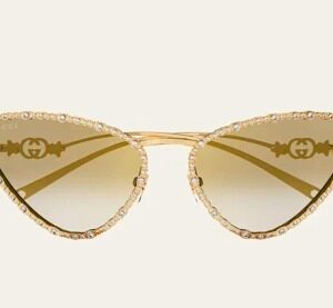 Gucci GG Plastic Butterfly Sunglasses