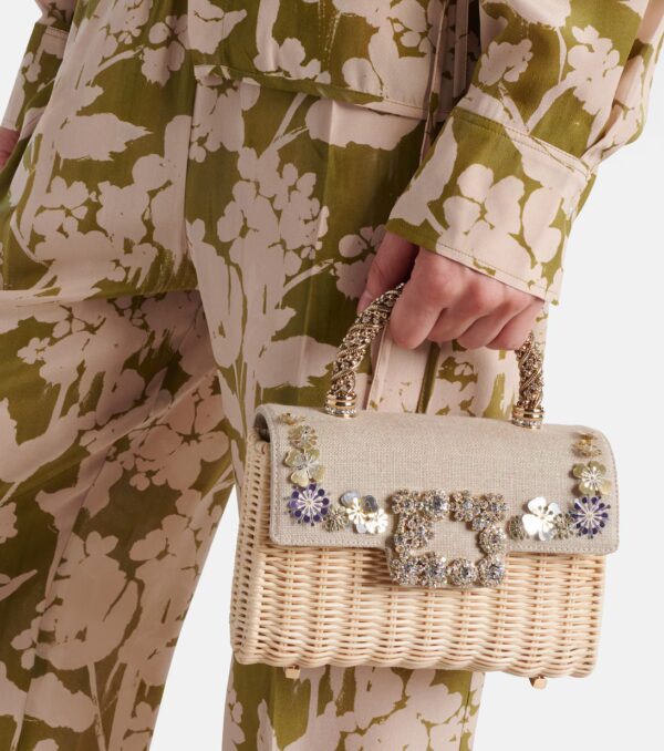 Roger Vivier Jewel Efflorescence Mini Tote Bag - Image 4