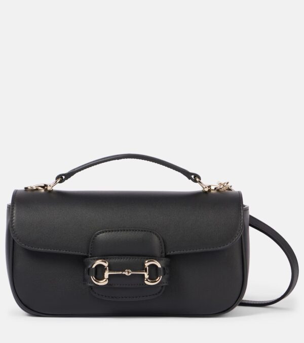 Gucci Horsebit Leather Shoulder Bag