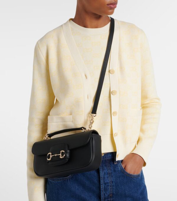 Gucci Horsebit Leather Shoulder Bag - Image 2