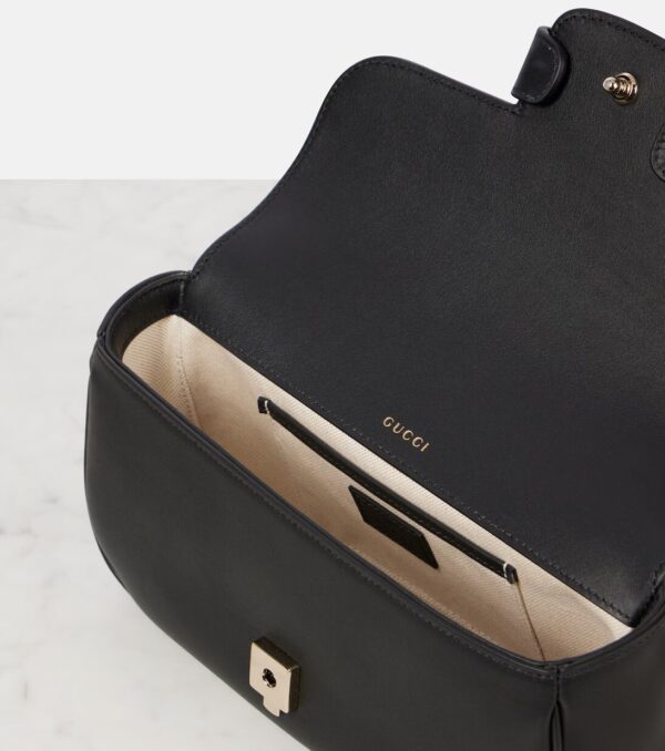 Gucci Horsebit Leather Shoulder Bag - Image 3