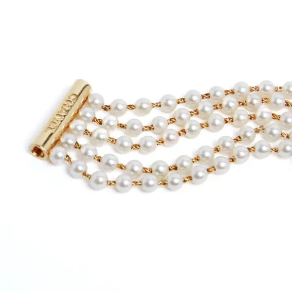 Montre Mademoiselle Yellow Gold & Pearl Bracelet Watch - Image 4