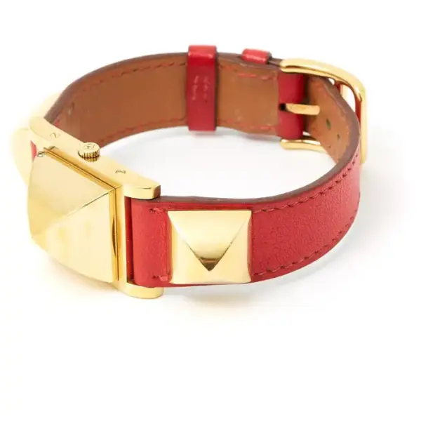 Hermès Médor Collier de Chien Watch with Braise Leather Strap - Image 3