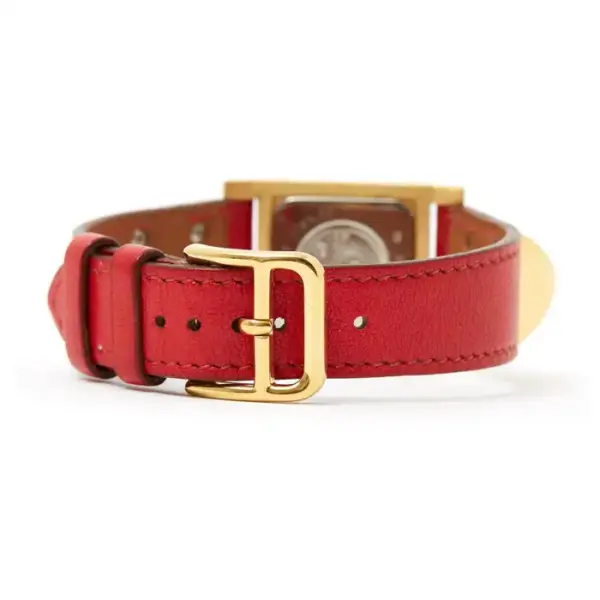 Hermès Médor Collier de Chien Watch with Braise Leather Strap - Image 5